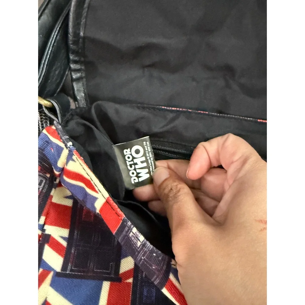 Doctor Who‎ Union Jack TARDIS Crossbody Bag and Starry Night Trucker Hat Bundle